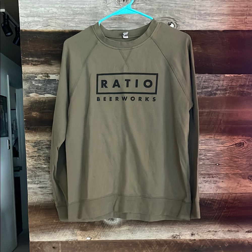 Ratio Beerworks, Denver, CO Olive Long Sleeve Tee